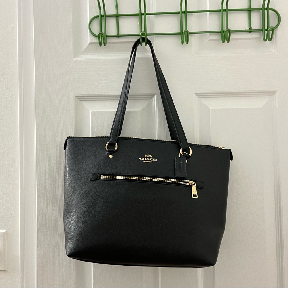 Coach Black Gallery Tote Bag